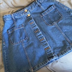 Blue jean skirt from h&m